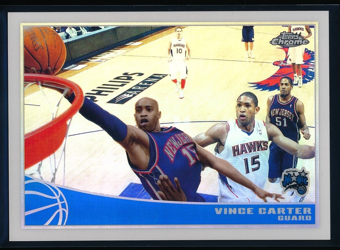 2009-10 Topps Chrome Vince Carter #60 Refractor #'d 415/500