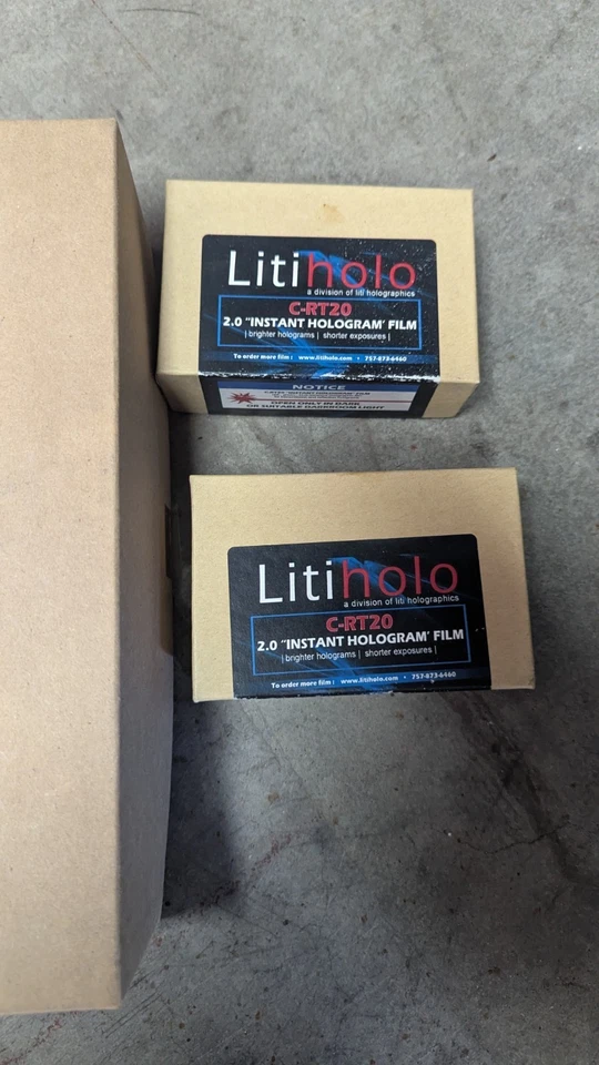 Litiholo Hologram Kit Your Own 3D Laser Hologram Lab In A Box Plus Extra Film - Image 2 of 4