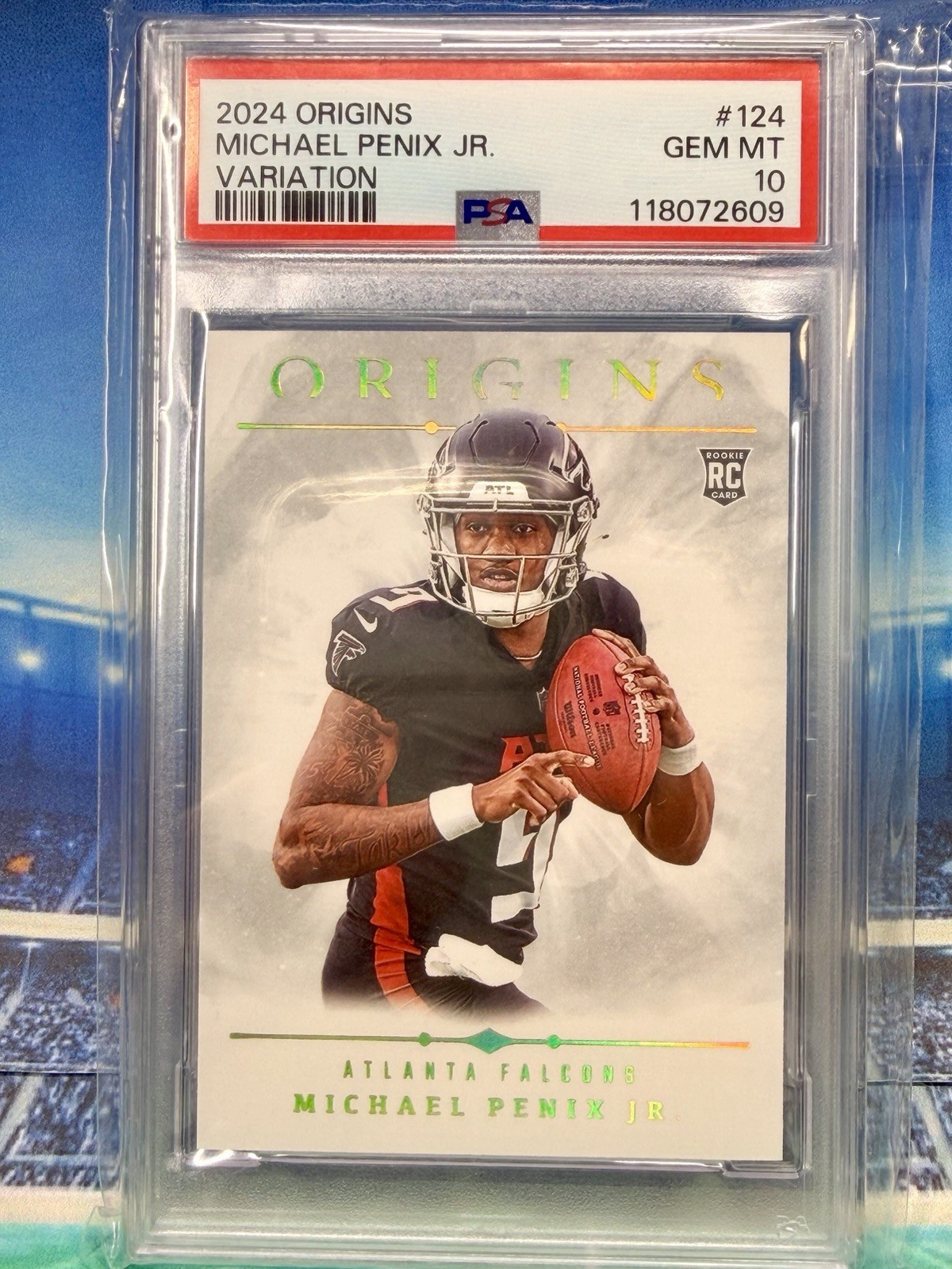 Michael Penix Panini Origins #124 Variation