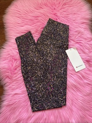 lululemon wunder train high rise tight 28 Topography Multi