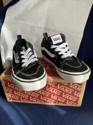 Vans Filmore Unisex Kids  Size 12.5 Black Canvas Shoes