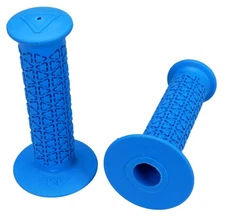 AME old school BMX bicycle grips - ROUNDS - MAUI BLUE