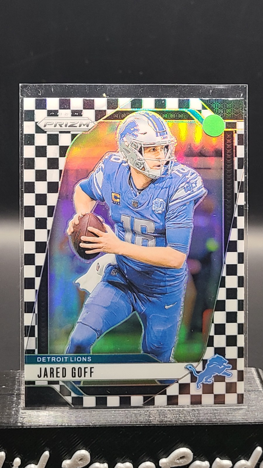 2024 Panini Prizm - Jared Goff #92 Black & White Checker Prizm