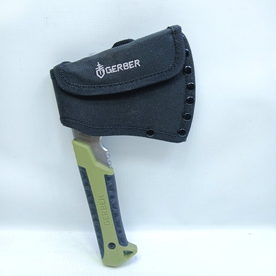 Gerber Back Pack Full Tang Hatchet & Sheath Sage Green 4660624A