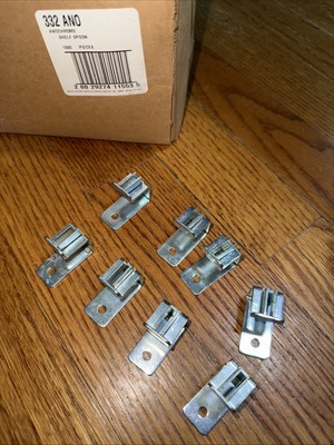 Metal Hanging File Rail Clip (8 Pack) - Folder Clips chrome