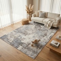 Carpet living room short pile modern designer carpet grey beige taupe abstract