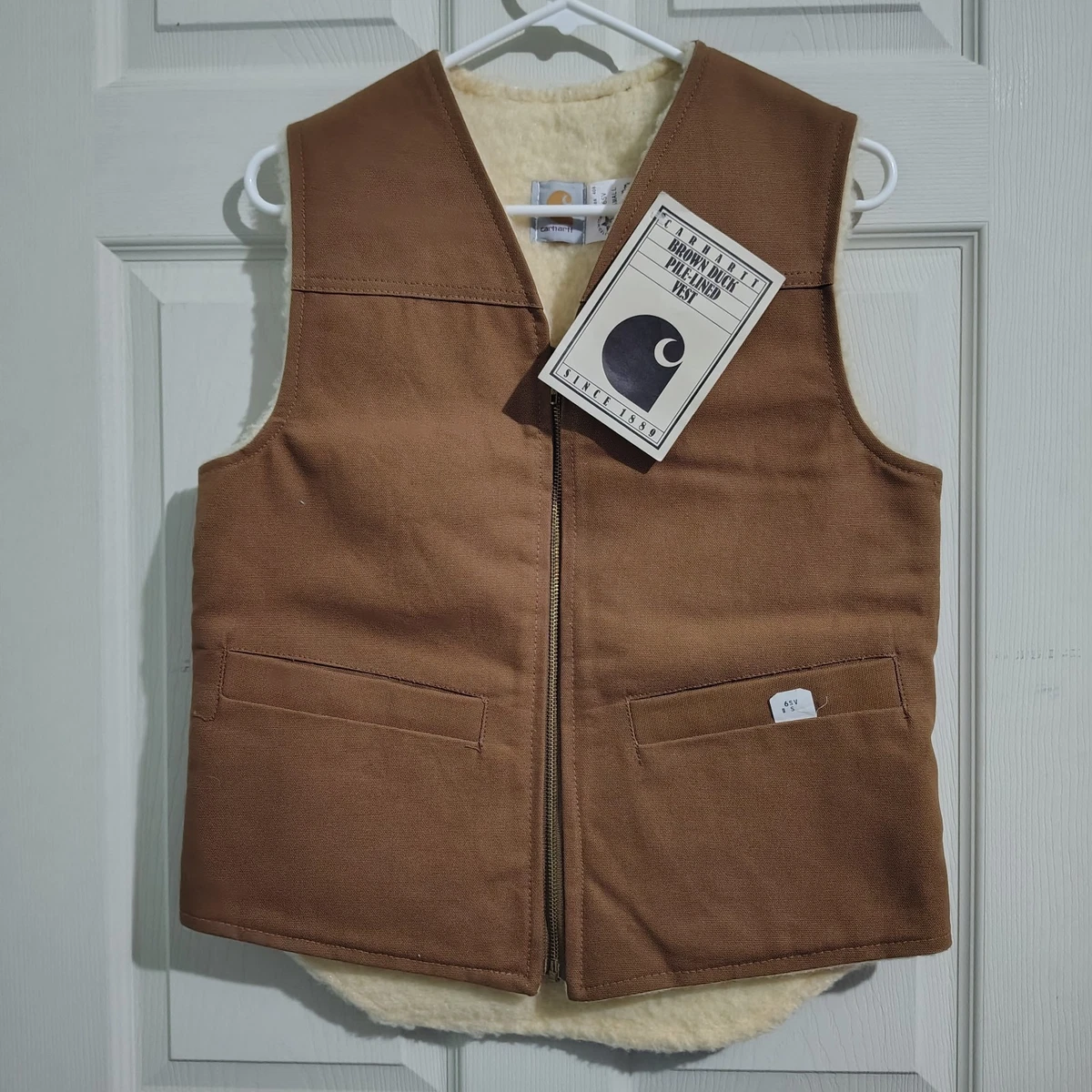 Carhartt Duck Vest In Men's Coats & Jackets for sale | eBay