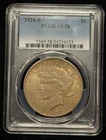 PCGS AU 58 1926-S Peace One Dollar S$1 Silver Coin-123