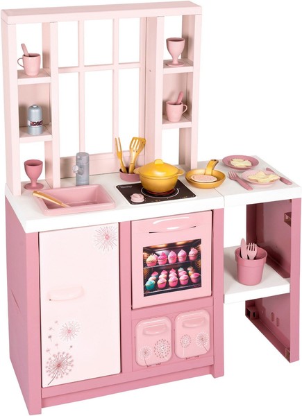 Smoby SpielküChe SpielküChe Loft Fleur Kunststoff Rosa / Pink / Karton BeschäDig-image