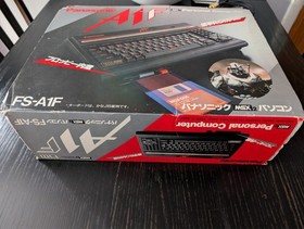 MSX 2 Panasonic FS-A1F Personal Computer Boxed - Working and upgraded