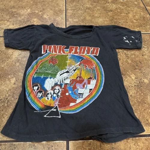Pink Floyd Shirt Concert T Shirt XS Parking Lot Single 1970s vintage concert t-shirt, vintage, size XS, single stitch, B+ condition