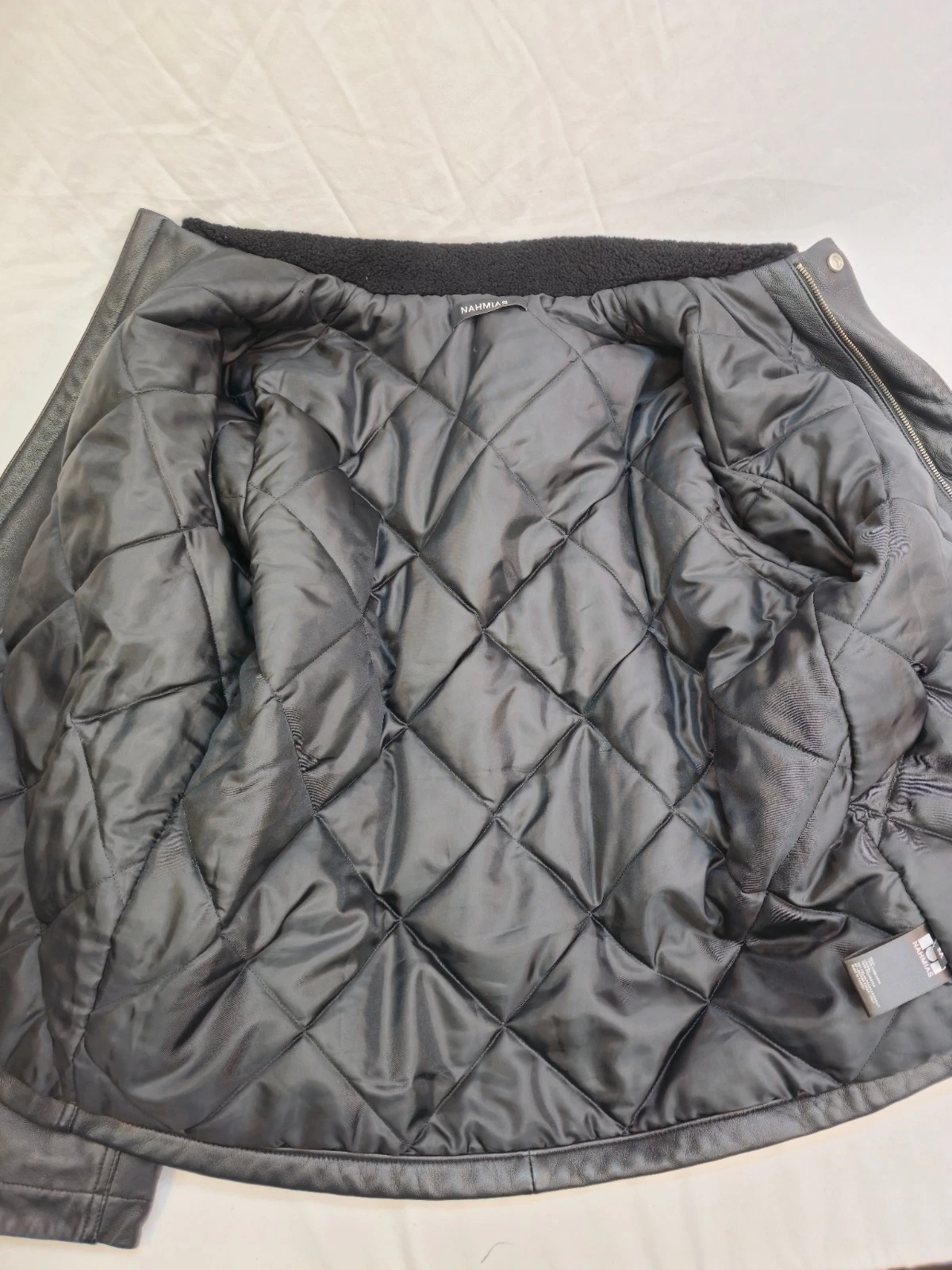Nahmias Leather Carperent Jacket - M - product detail image 8