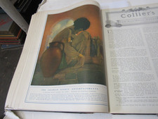 1906-07 Bound Volume COLLIER'S, Leyendecker Maxfield Parrish Jessie Wilcox Smith