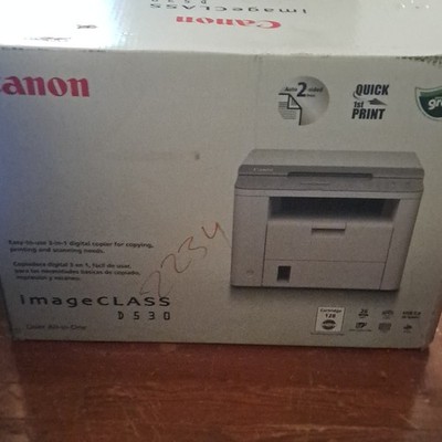 Canon imageCLASS D530 Laser All-in-One B&W Printer Copier Scanner Duplex USB