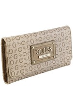 GUESS Portemonnaie Damen Geldbörse Geldbeutel Brieftasche Beige #cxo82hp