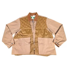 Game Winner Sportswear Vintage 1970's USA Bird Hunting Jacket Sz XL Vtg Brown