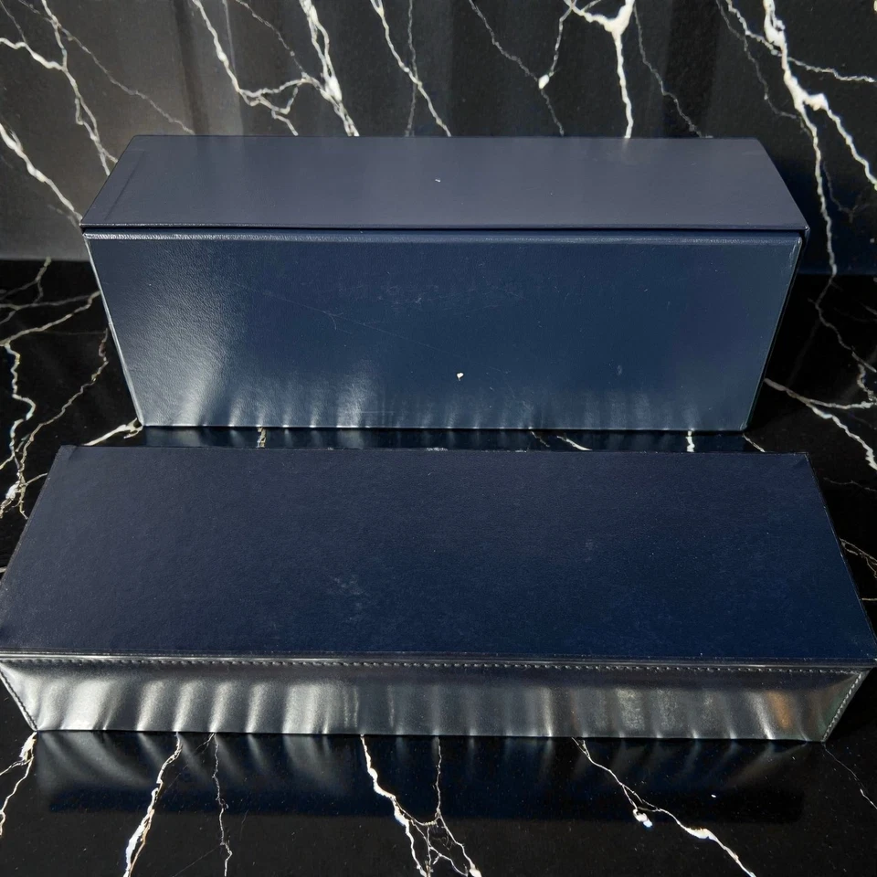 Chopard Long Watch Box Set w/ Outer Box Manual Tag Booklet Display Case #760 - Image 3 of 4