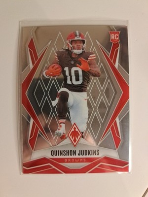 Panini Phoenix Football 2025 Quinshon Judkins Browns RC #191 NFL Trading Card