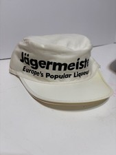 NOS Jagermeister 1990s So Smooth Double Bill Stretch Fit Painters Hat Cap NOS