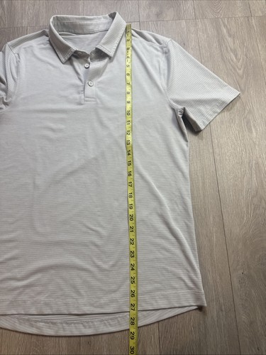 Lululemon EVO Sport Polo Kurzarm Grau Herren Größe Small S Golf Stretch - Bild 4 von 6