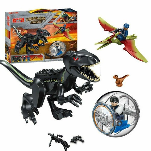 Jurassic Indominus T-Rex Dinosaurier Gyrosphere Minifigur Spielzeug Geschenk~ - Bild 2 von 15