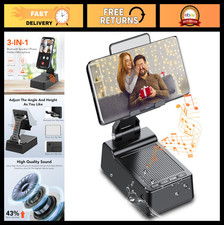 Foldable Phone Stand with Bluetooth Speaker, Anti-Slip Base, Perfect Gift for Me
