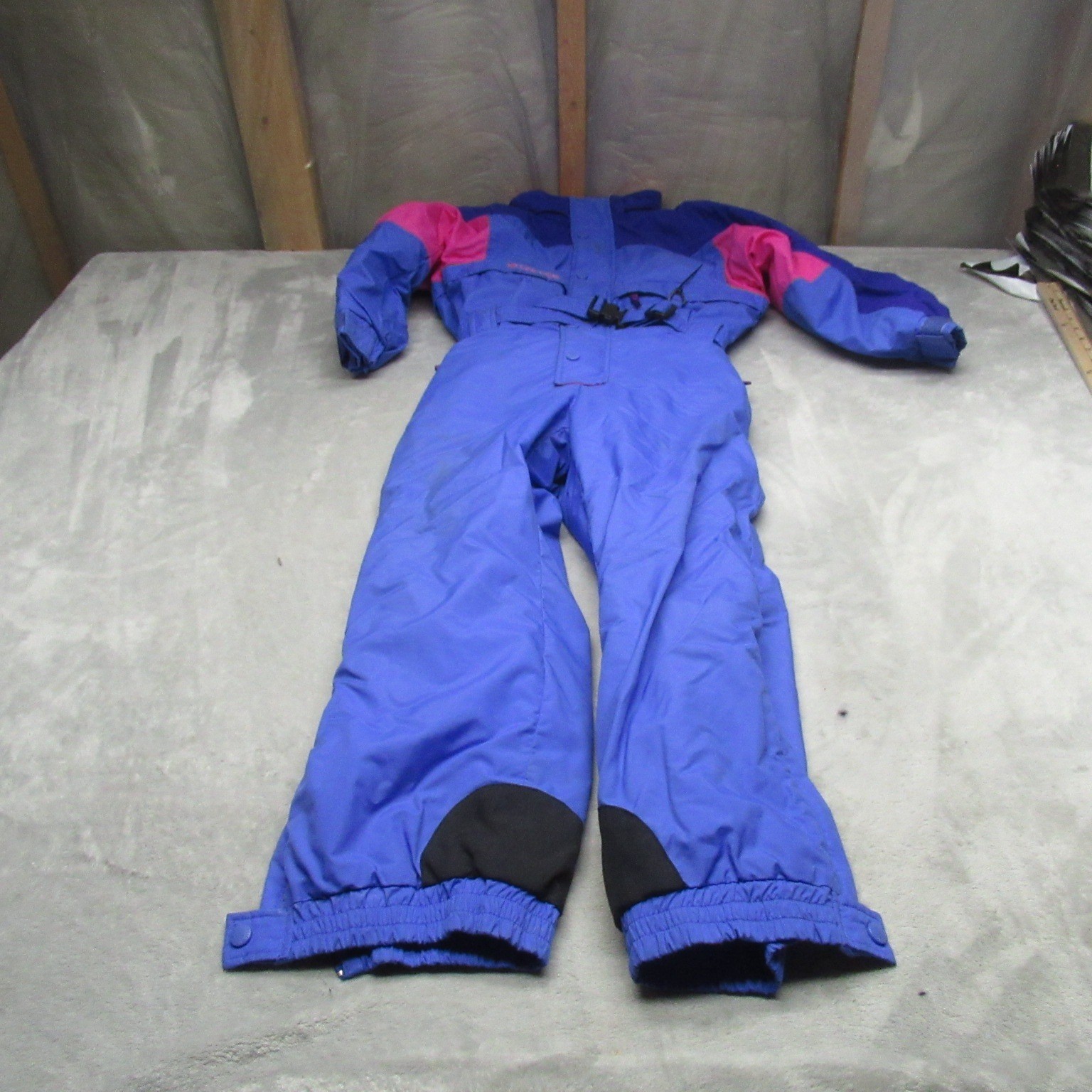 Columbia Snow Suit Kids 7/8 Purple Radial Insulated Belted S
