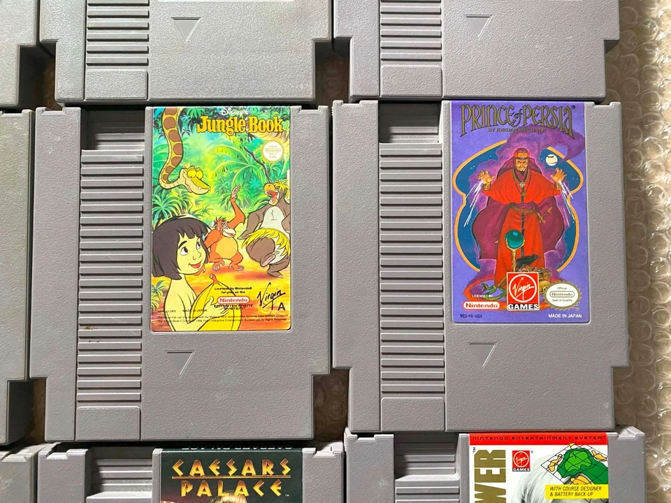 LOT OF 9 Virgin Games NES Games (M.C. Kids Color Dinosaur Jungle) - CARTS ONLY - Image 4 of 4