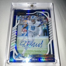 Panini 2022 Absolute Jameson Williams Rookie Auto /25 #108 Detroit Lions