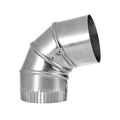 Lambro 2310 Aluminum Adjustable Elbow 4 inch 90 Degree