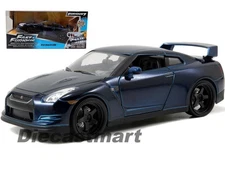 JADA 97036 FAST AND FURIOUS 7 BRIAN'S 2009 NISSAN SKYLINE GT R R35 1:24 BLUE