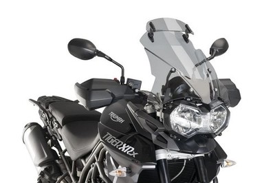 Puig Light Smoke Tourenscheibe mit Verlängerung Triumph Tiger 800 XR 2015-2017