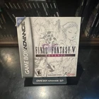 SEALED Square Enix Final Fantasy V Advance Nintendo Game Boy Advance RPG Manual