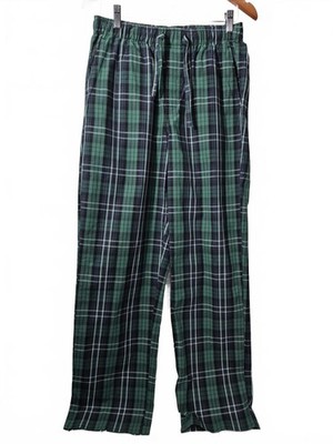 Lapasa Mens 100% Cotton Lounge Pj Pants Drawstring Elastic Waist Pockets