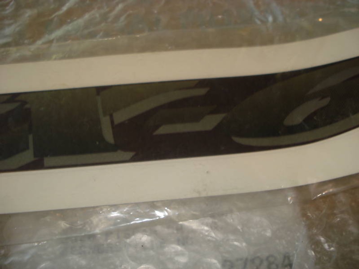 NOS KAWASAK PARTS ZX-6 DECAL SIDE MARK SIVER ZX-6 DECAL | eBay
