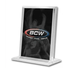 10 BCW Top Loading Vertical Deluxe Acrylic Trading Card Stand holders displays