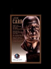 Joe Carr NFL Football Hall Of Fame Bronze Bust Postcard Plaque #/150