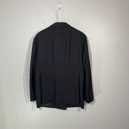 SuitSupply Blazer Mens 42 La Spalla Double Breasted Jacket Gray Wool - 第 5/9 張圖片