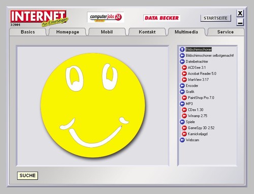 Internet Einsteiger 3/2001 Heft-CD 10 Vollversion Spiele Links Verschlüsselung - Bild 14 von 14