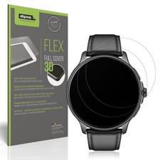 2x matte protective film for smartwatch 28.5mm diameter protection