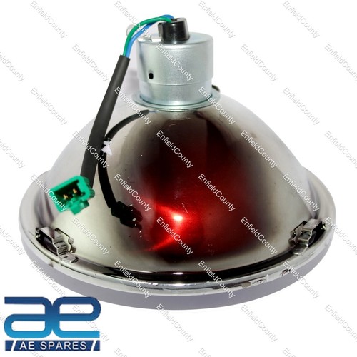 7 " Phare Avant Faisceau + Parking Ampoule Support Lucas Pour N Réplique Enfield - Photo 9/9