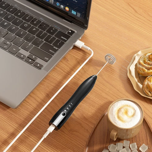 2-In-1 Elektrischer Milchaufschäumer UND Quirl USB Milchschäumer,Aufschäumer NEU - Bild 12 von 17