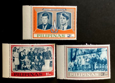 1968 PHILIPPINES JFK and Robert Kennedy and Family MNH Set