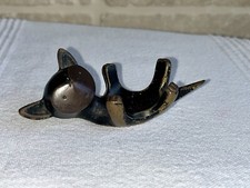 1950s-60s Walter Bosse bronze/brass cast Cat & Giraffe