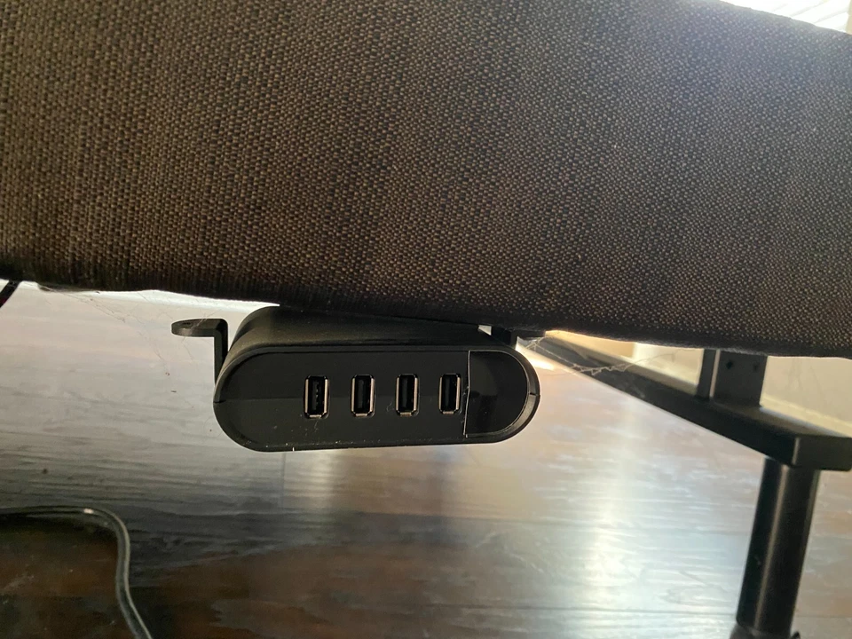 53x80 pulgadas. Base de cama plegable ajustable (marco), mando a distancia, marrón, Crafmatic Legacy Foto 2 de 4