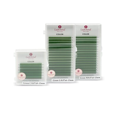 LashTrend Color Lashes  C, L, M / 0.07  Farbige Wimpern Wimpernverlängerung
