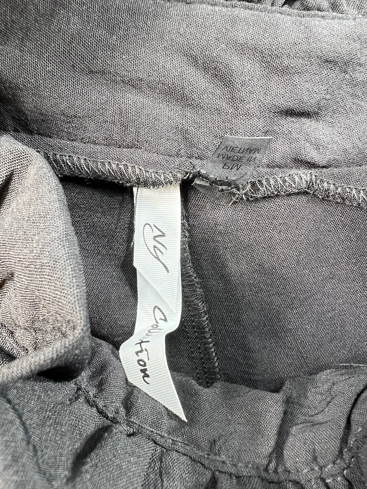 NY Collection Dress Pants Womens Size Medium Petite PM Black With Belt New - Image 4 of 4