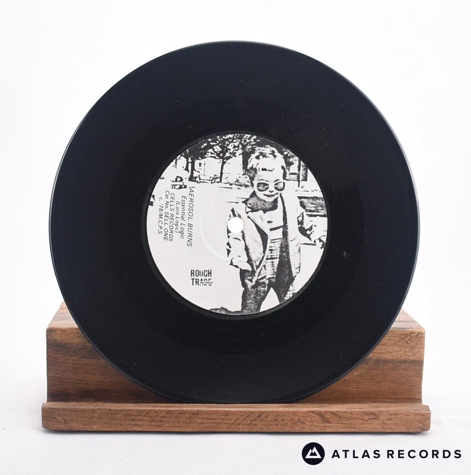 Essential Logic - Aerosol Burns - 7" Vinyl Record - VG+/VG+ - Image 4 of 4