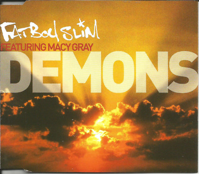FATBOY SLIM w/ MACY GRAY Demons w/ 2 UNRELEASED & EDIT TRX CD single SEALED 
