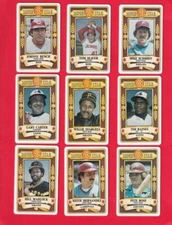 1982 Perma-Graphics Super Star Credit Cards (22 of 24 card set) NM-MT #31067